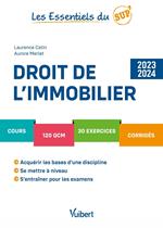 Droit de l’immobilier 2023/2024