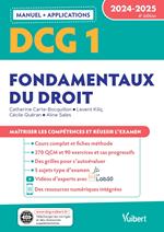 DCG 1 - Fondamentaux du droit : Manuel et Applications 2024-2025