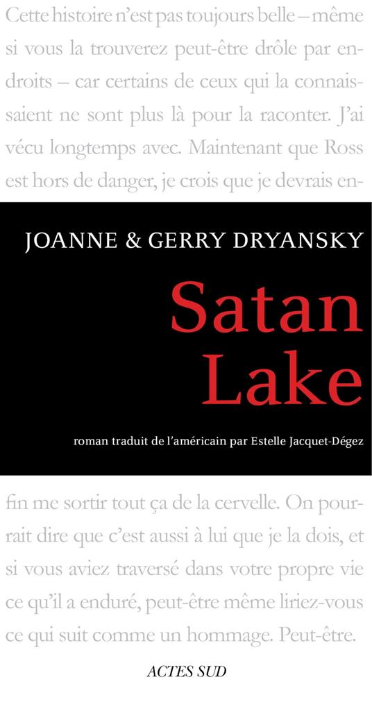 Satan Lake