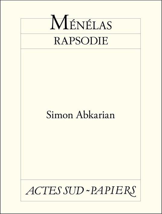 Ménélas rapsodie