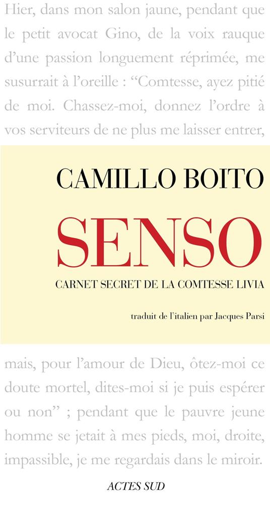 Senso (Carnet secret de la comtesse Livia)