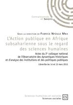 L'Action publique en Afrique subsaharienne sous le regard des sciences humaines