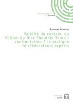 Validité de contenu du Follow-Up Nice Shoulder Score : confrontation à la pratique de rééducateurs experts.