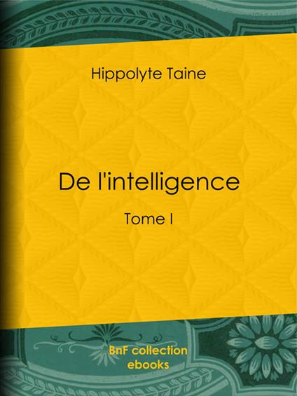 De l'intelligence