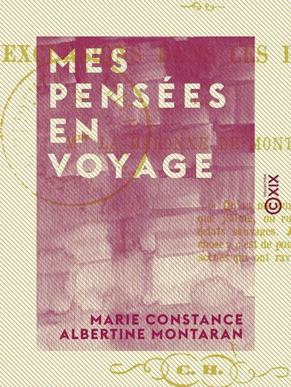 Mes pensées en voyage