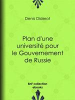 Plan d'une université pour le Gouvernement de Russie