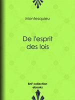 De l'esprit des lois