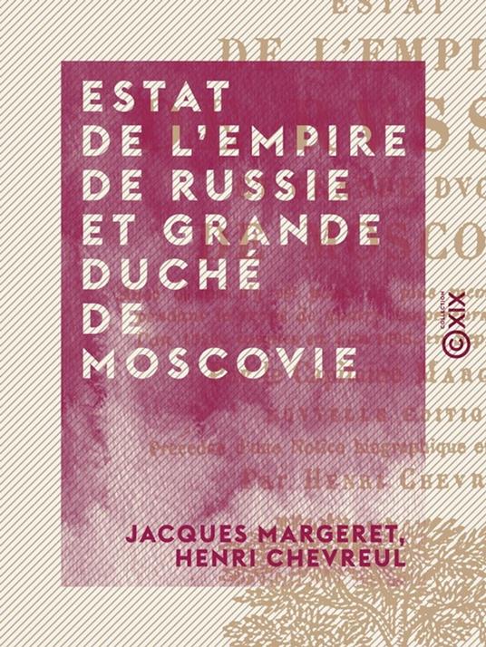 Estat de l'Empire de Russie et grande duché de Moscovie