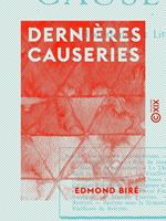 Dernières causeries