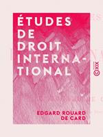 Études de droit international