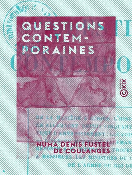 Questions contemporaines