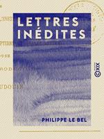 Lettres inédites