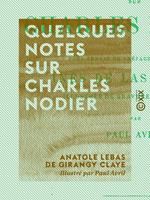 Quelques notes sur Charles Nodier