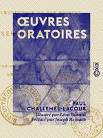 OEuvres oratoires