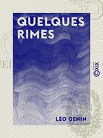 Quelques Rimes