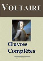 Voltaire : Oeuvres complètes et annexes - (145 titres, annotés)