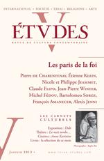 Etudes Janvier 2013