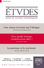 Revue Etudes : vers quelle Europe voulons-nous aller ?