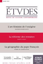 Revue Etudes - La réforme des retraites