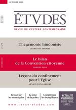 Revue Etudes - Le bilan de la Convention citoyenne (Entretien avec Thierry Pech)