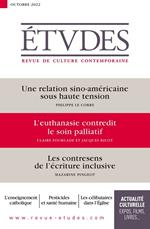Revue Études 4297 - Octobre 2022