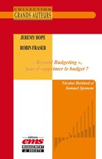 Jeremy Hope, Robin Fraser - 