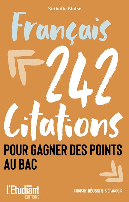 Français - 242 citations pour gagner des points au bac