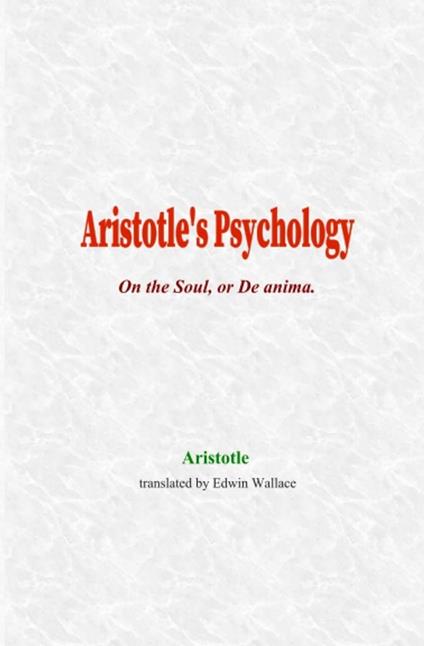 Aristotle's Psychology