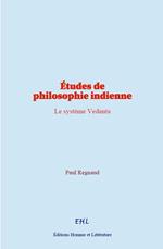 Études de philosophie indienne