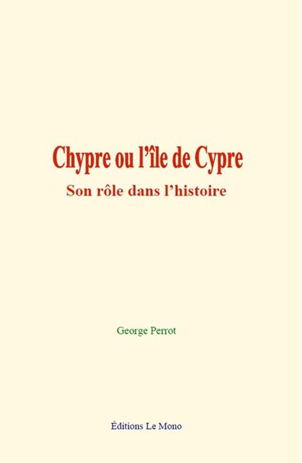 Chypre ou l'île de Cypre