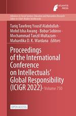 Proceedings of the International Conference on Intellectuals’ Global Responsibility (ICIGR 2022)