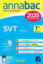 Annales du bac Annabac 2025 SVT Tle générale (spécialité)