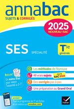 Annales du bac Annabac 2025 SES Tle générale (spécialité)