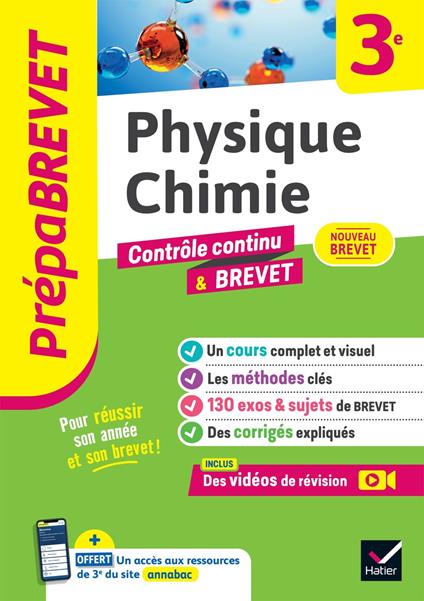 Prépabrevet - Physique-Chimie 3e - Brevet 2025