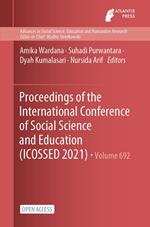 Proceedings of the International Conference of Social Science and Education (ICOSSED 2021)