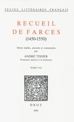 Recueil de farces (1450-1550)