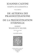 De aeterna Dei praedestinatione – De la prédestination éternelle. Series III. Scripta ecclesiastica