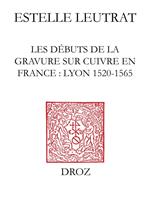 Les Débuts de la gravure sur cuivre en France