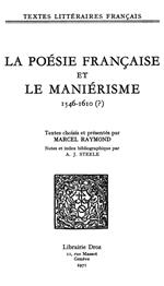 La Poésie française et le maniérisme