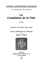 La Complainte de la Paix : 1525