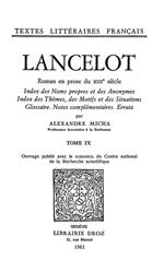 Lancelot : roman en prose du XIIIe siècle