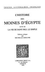 L'Histoire des moines d'Egypte