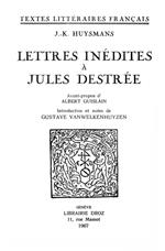 Lettres inédites à Jules Destrée