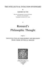 The Intellectual Evolution of Ronsard