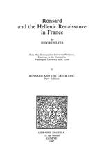Ronsard and the Hellenic Renaissance in France