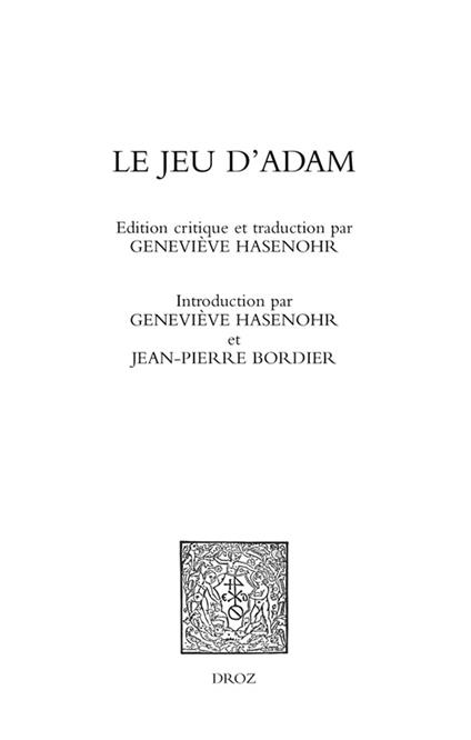 Le Jeu d'Adam