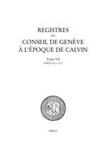 Registres du Conseil de Genève à l'époque de Calvin