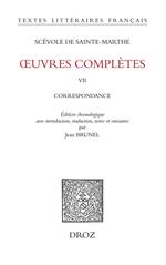 OEuvres complètes. T. VII
