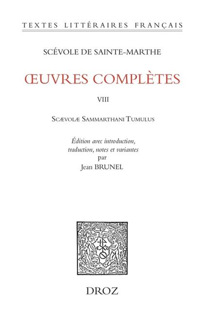 OEuvres complètes. T. VIII