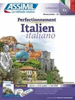 Perfectionnement italien. Con USB formato MP3. Con 4 CD-Audio